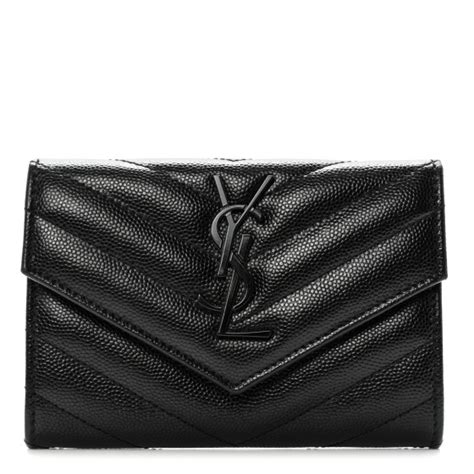 SAINT LAURENT Grain De Poudre Matelasse Monochrome 